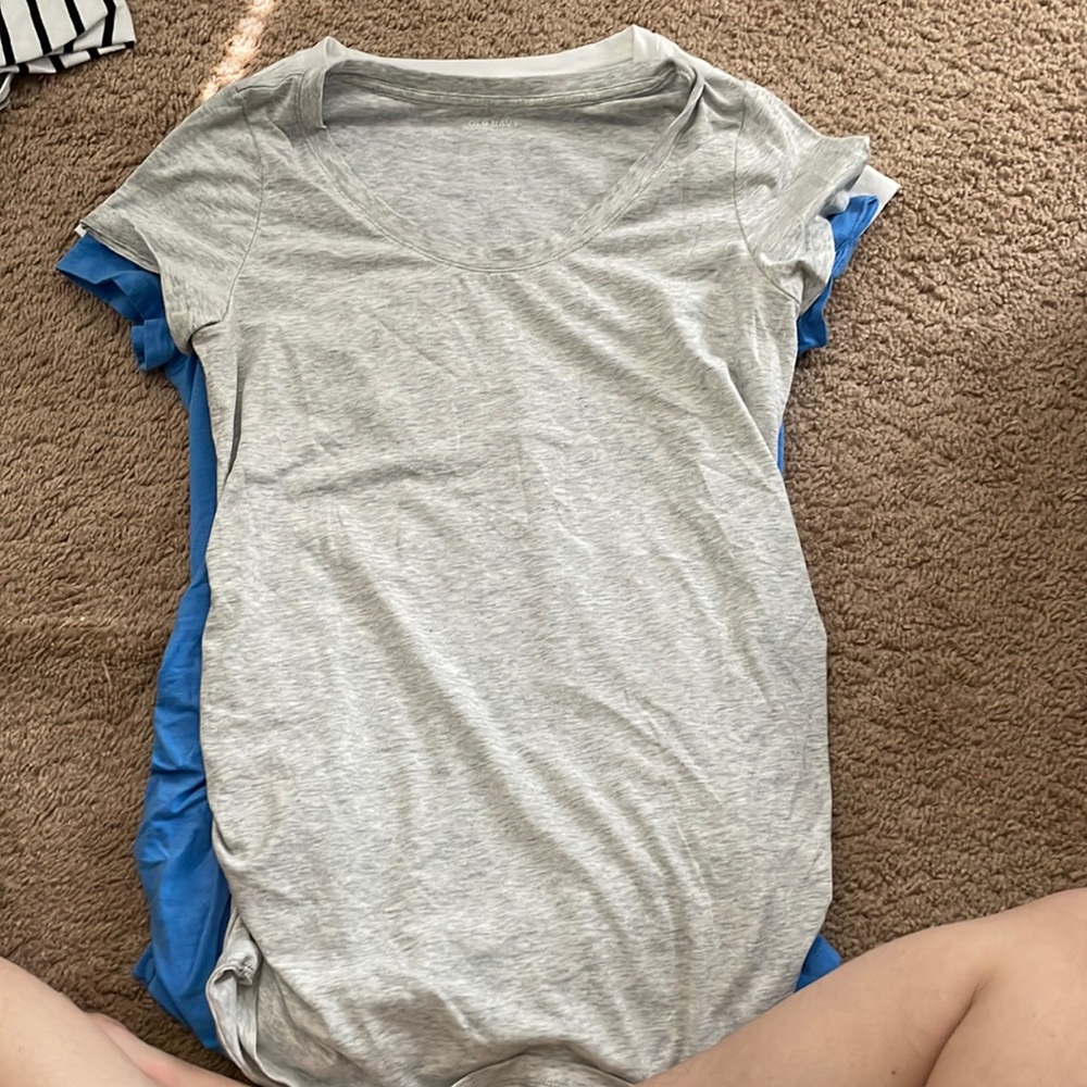 Two Old Navy Maternity tops size medium